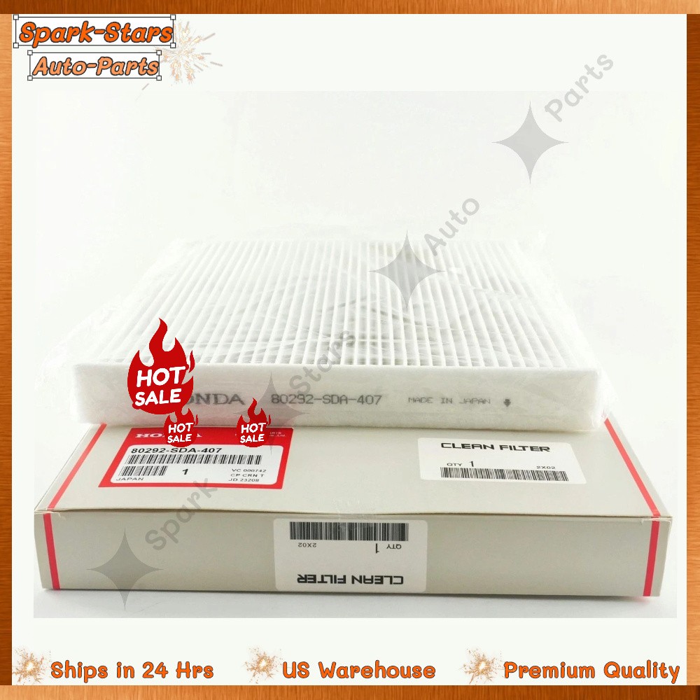 New Cabin Air Filter 80292-SDA-407 For 2003-2022 Honda Accord Acura Civic