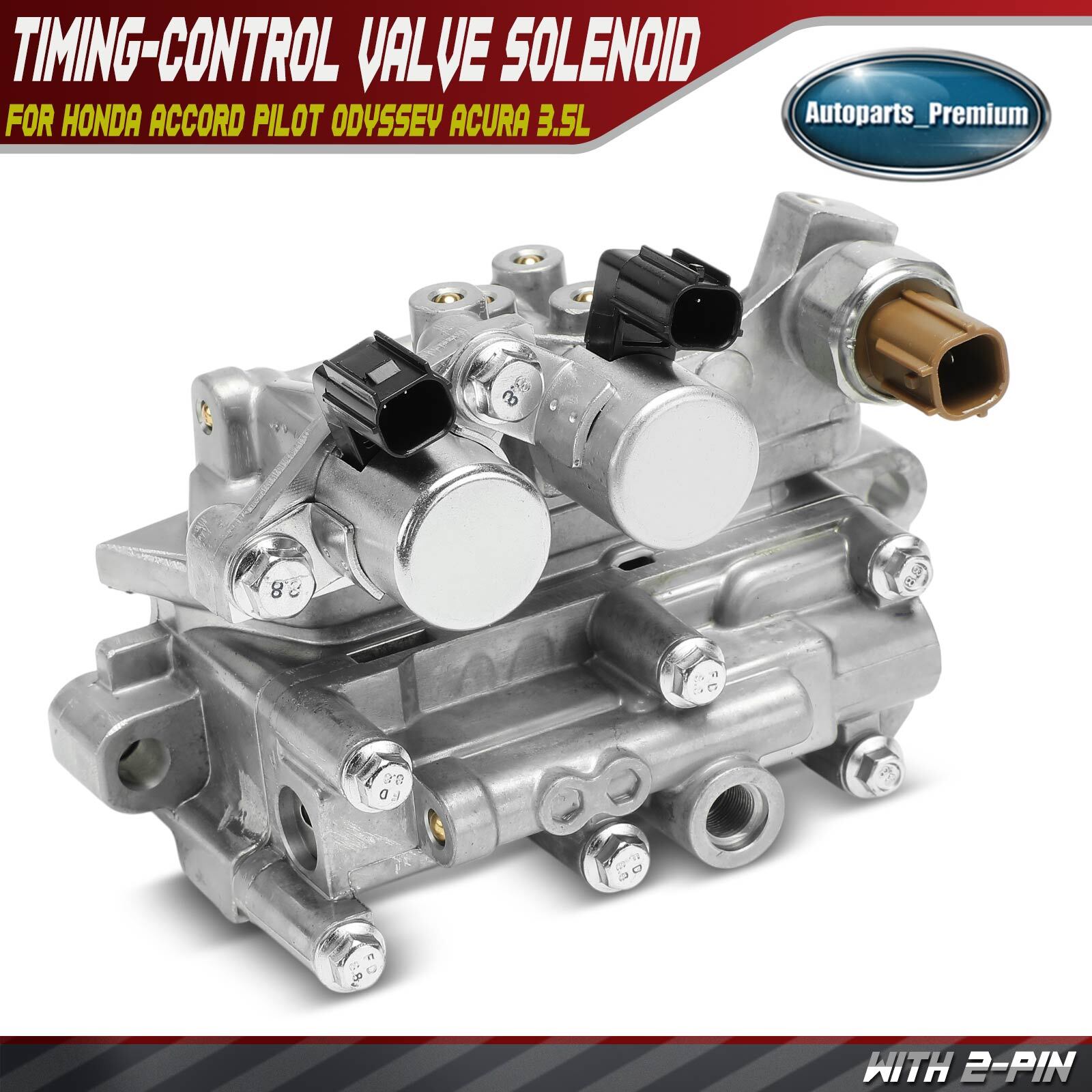 Rear Variable Valve Timing Solenoid for Honda Accord Pilot Odyssey Acura V6 3.5L