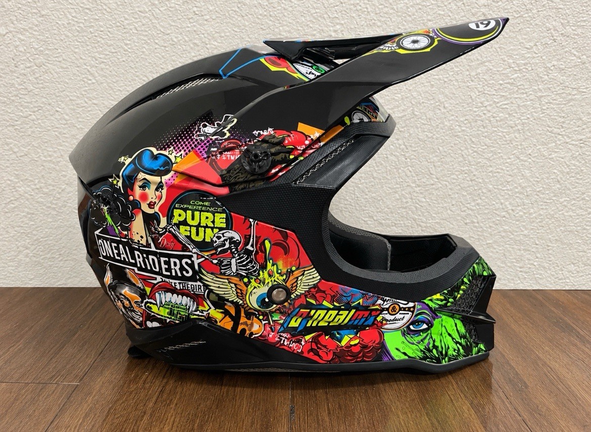 O'Neal 3 Series Crank 2.0 Helmet - Motocross Dirt Bike MX ATV UTV Motorcycle (L)