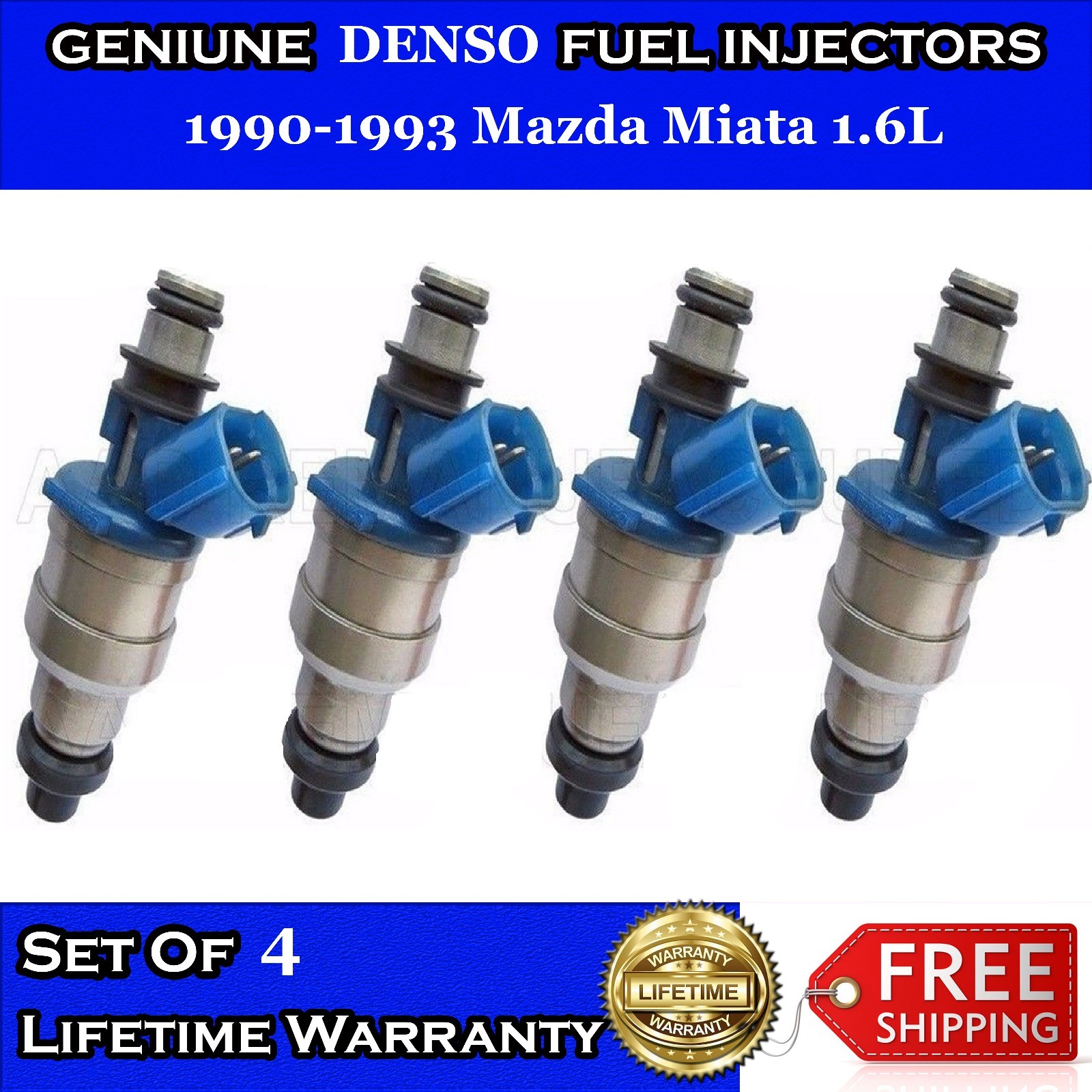 Best upgrade OEM DENSO Fuel injectors for 1990-1993 Mazda Miata 1.6L  