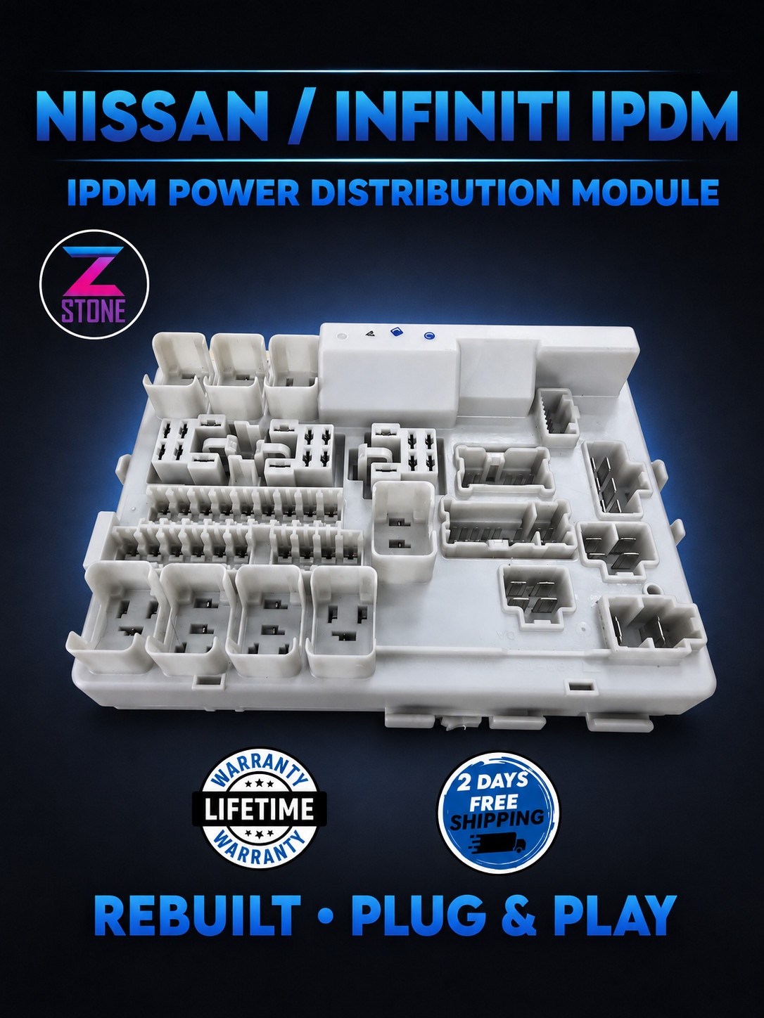 03 08 Infiniti FX35 IPDM Power Module 284B7CG005 Fuse Box Block Relay