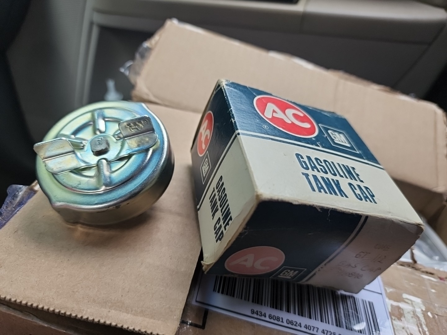 1971 - 1973 GTO FIREBIRD LEMANS TORONADO SPRINT FUEL GAS CAP NOS GM AC 6410848 1971 - 1973 GTO FIREBIRD LEMANS TORONADO SPRINT FUEL GAS CAP NOS GM AC 6410848