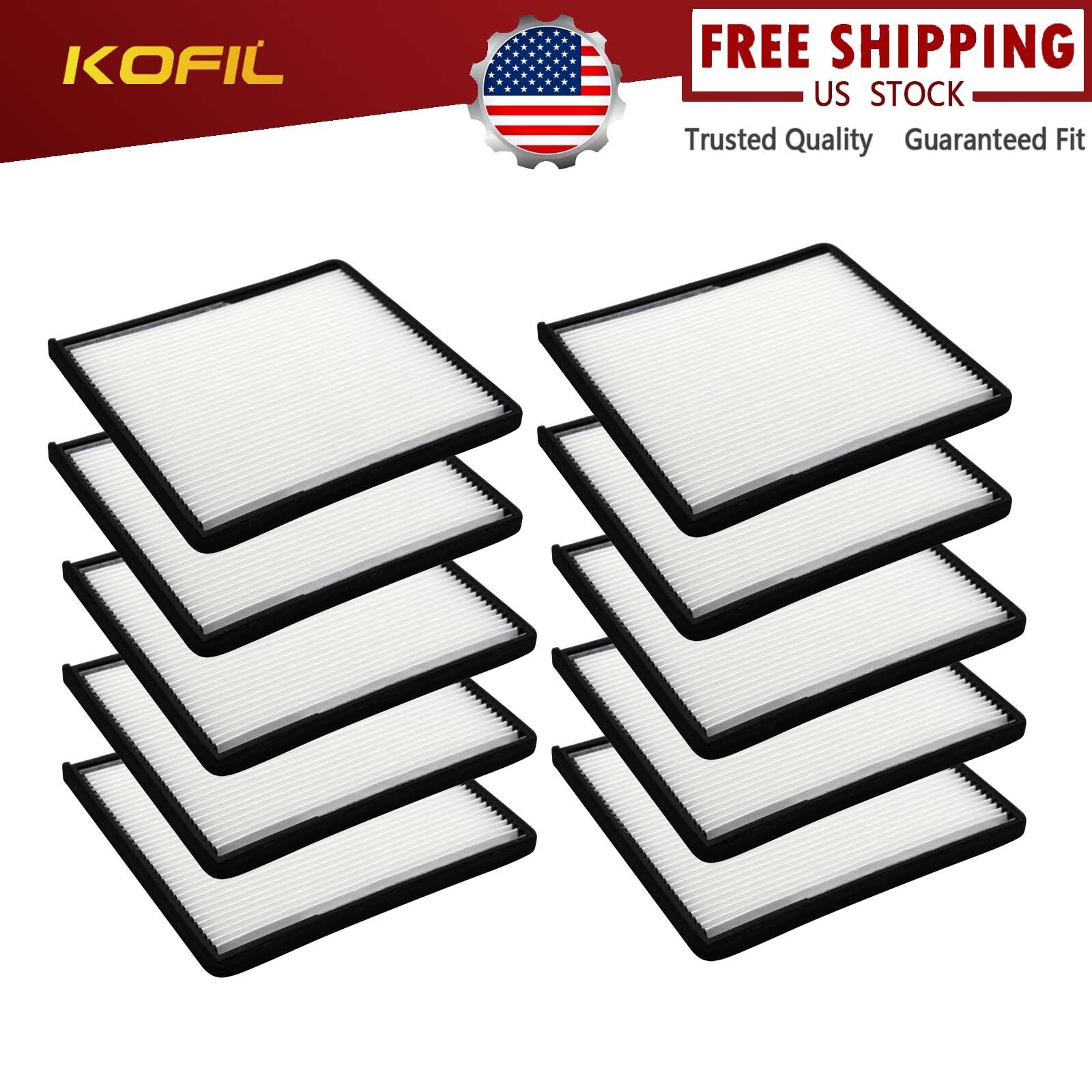 10x-NEW Cabin Air Filter For Kenworth, Peterbilt S-9034 F37-1018 PA30269 AF56102 10x-NEW Cabin Air Filter For Kenworth, Peterbilt S-9034 F37-1018 PA30269 AF56102