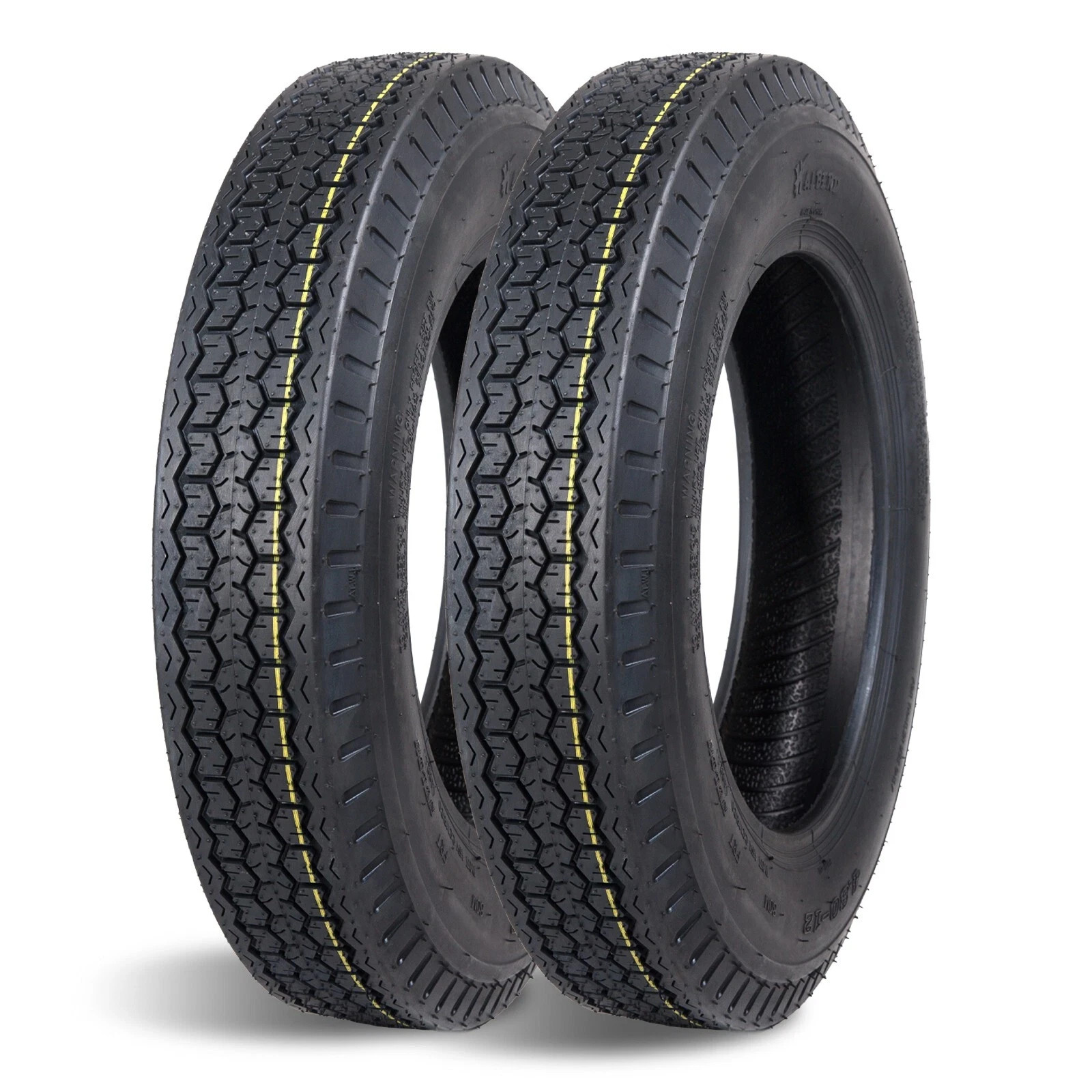 2-Pack 4.80-12 Trailer Tires 4.8-12 4.80x12 Heavy Duty 6PR 4.8x12 Fit RV/Camper 2-Pack 4.80-12 Trailer Tires 4.8-12 4.80x12 Heavy Duty 6PR 4.8x12 Fit RV/Camper