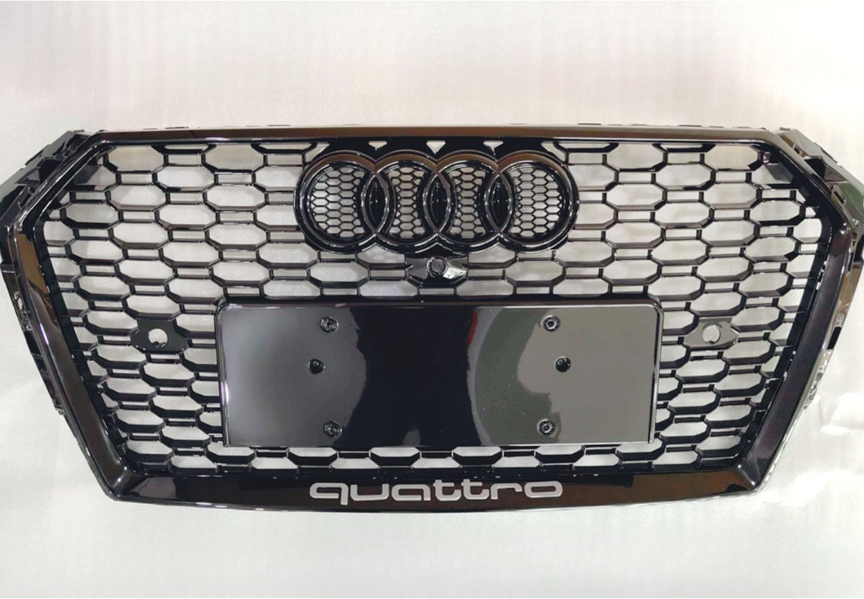 For Audi 2017-2019 A4 S4 B9 RS4 Front Bumper Honeycomb Mesh Grille Grill For Audi 2017-2019 A4 S4 B9 RS4 Front Bumper Honeycomb Mesh Grille Grill