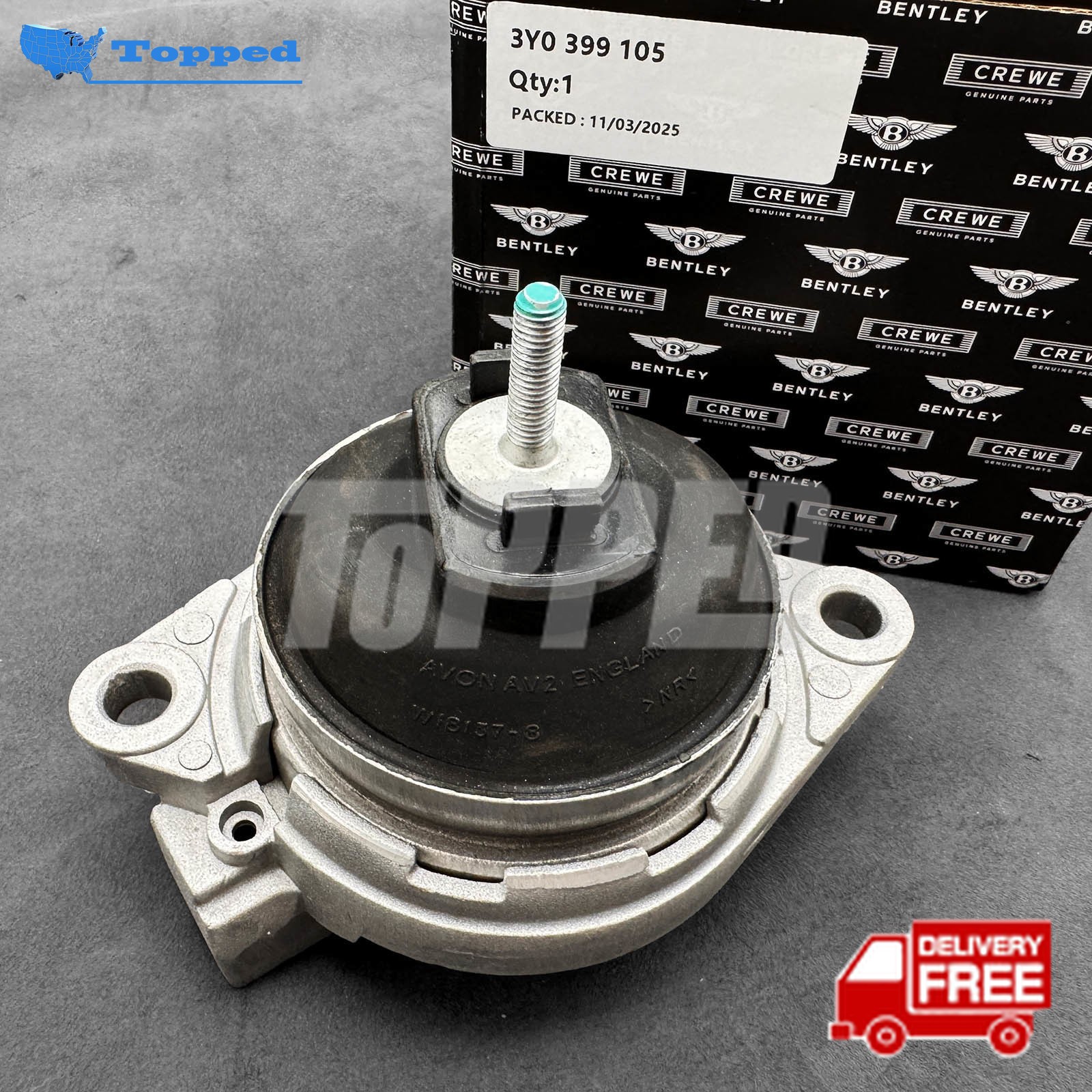 New Transmission Gearbox Mount 3Y0399105A for Bentley Mulsanne 2010-2020 New Transmission Gearbox Mount 3Y0399105A for Bentley Mulsanne 2010-2020