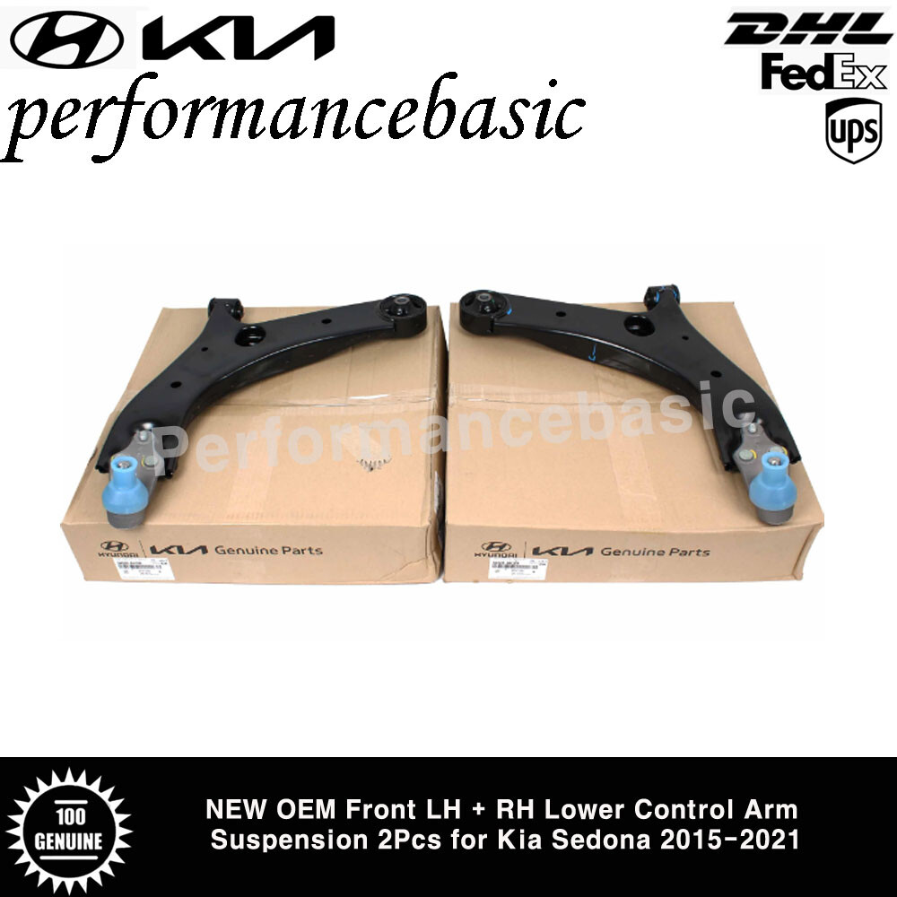 NEW OEM Front LH + RH Lower Control Arm Suspension 2Pcs for Kia Sedona 2015-2021 NEW OEM Front LH + RH Lower Control Arm Suspension 2Pcs for Kia Sedona 2015-2021