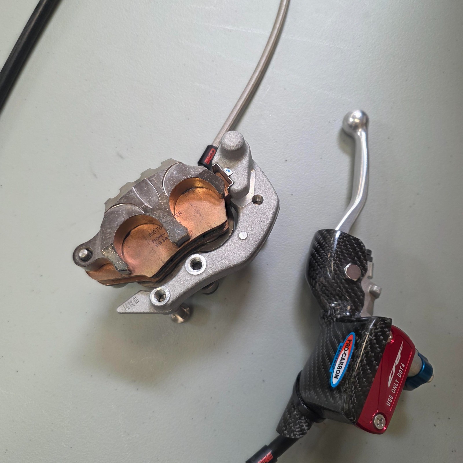 CRF450 MOTO MASTER MXC COMPLETE BRAKE SYSTEM FRONT AND REAR CRF450 MOTO MASTER MXC COMPLETE BRAKE SYSTEM FRONT AND REAR