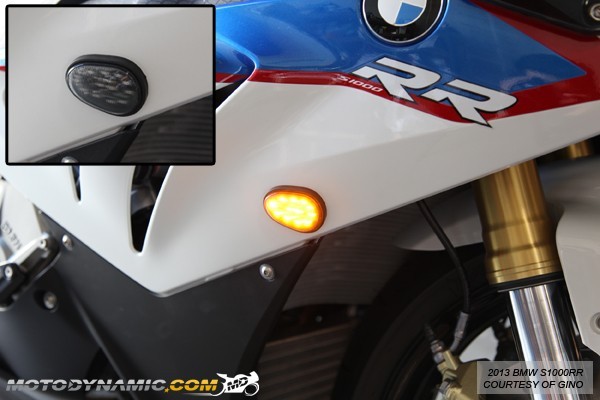 fit 10-19 BMW S1000RR HP4 Front Flush Mount LED Turn Signal Lights + Resistors