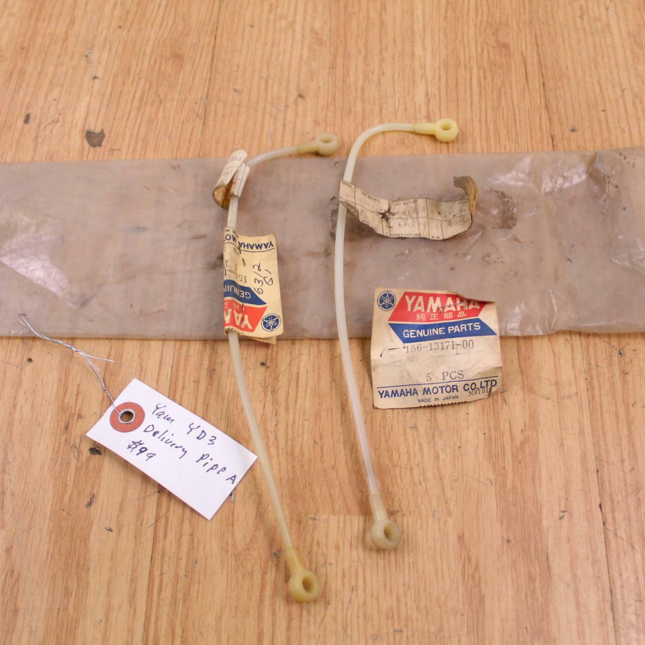 1964-66 Yamaha YDS3 250 Oil Lines NOS OEM QTY2