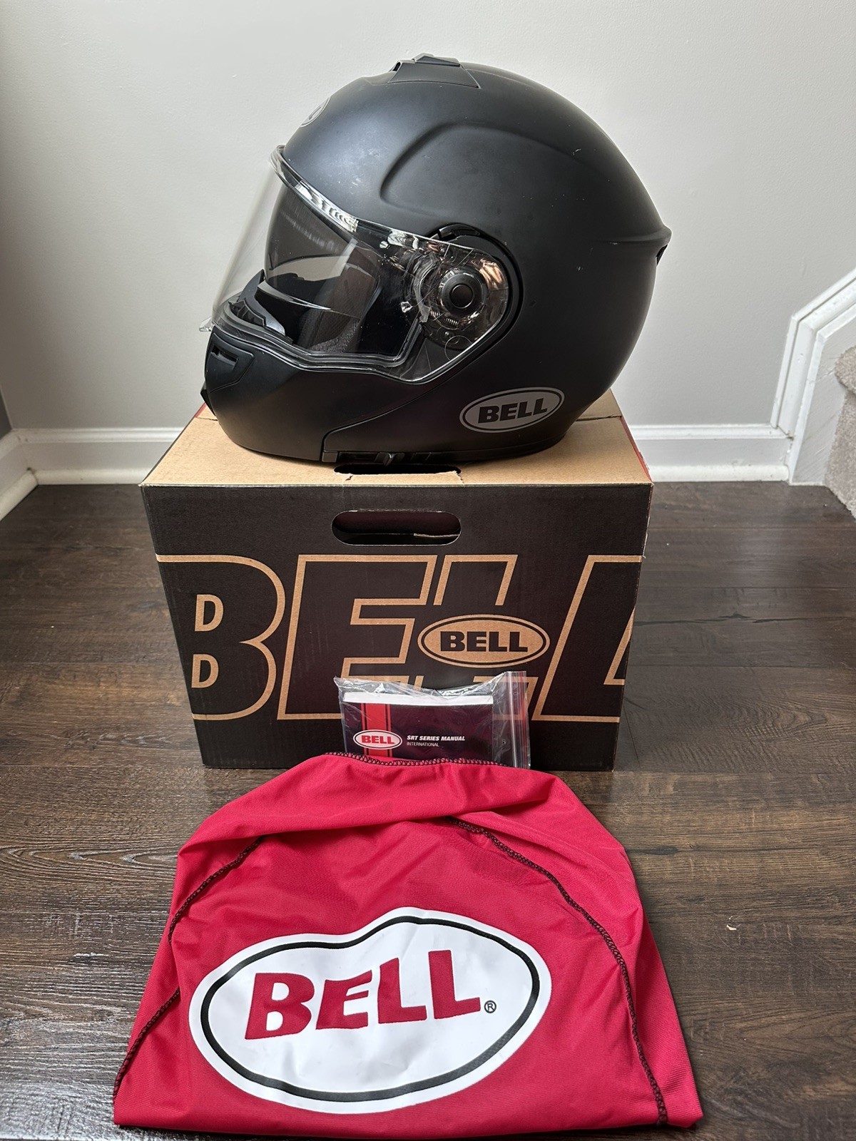 Bell SRT Modular Matte Black Helmet Medium Bell SRT Modular Matte Black Helmet Medium