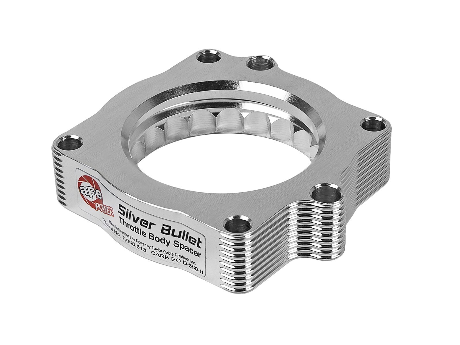 aFe Silver Bullet Throttle Body Spacer for 2009-2023 Dodge Ram 1500 5.7L HEMI