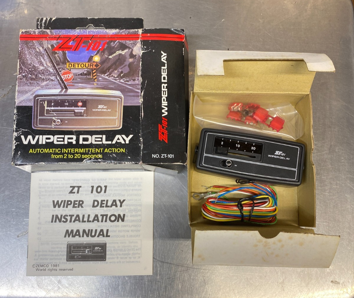 NOS Vintage Zemco ZT-101 Wiper Delay NOS Vintage Zemco ZT-101 Wiper Delay