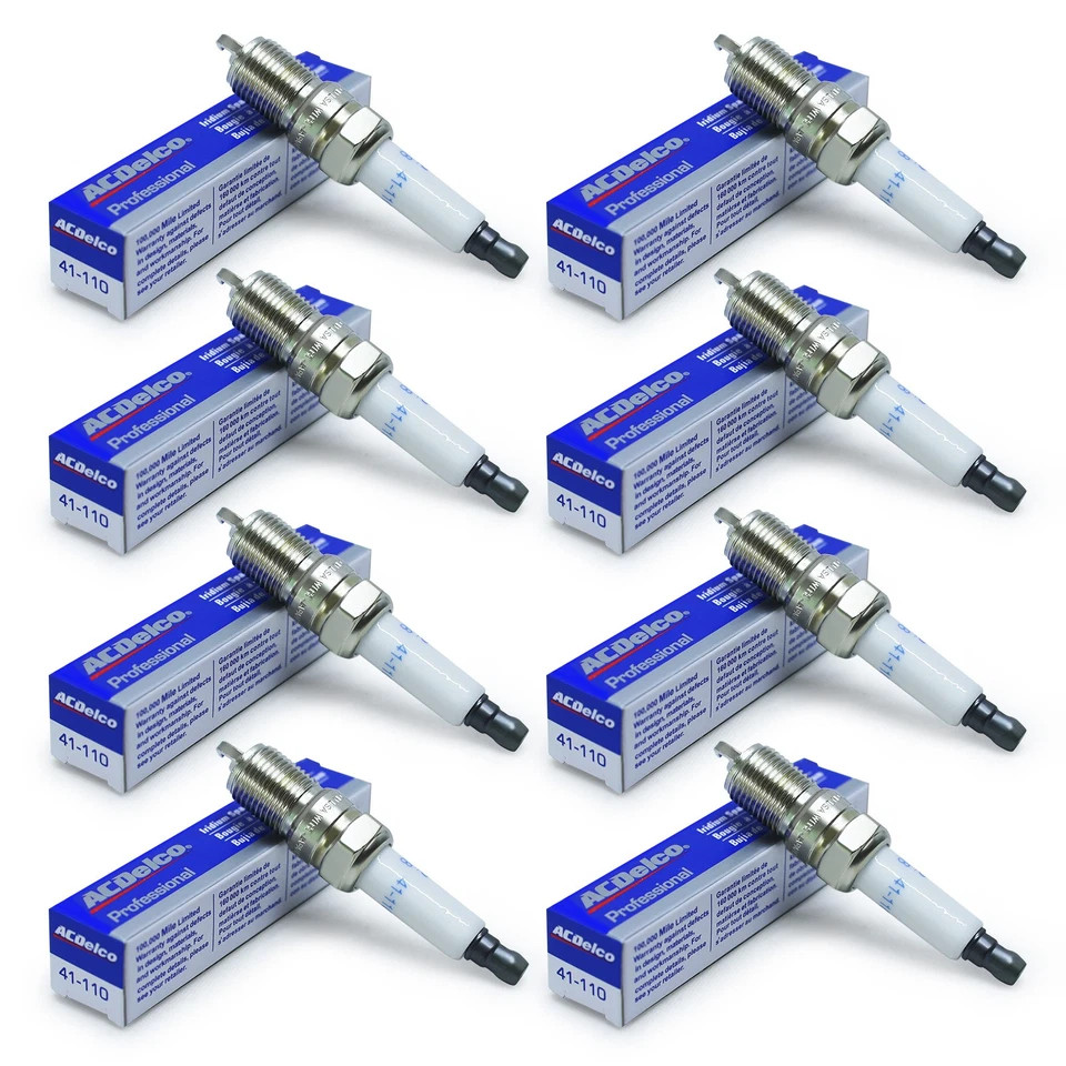 8PCS Genuine OEM 41-110 Iridium Spark Plugs 12621258 For Chevy GMC 4.8L 5.3L 6.0 8PCS Genuine OEM 41-110 Iridium Spark Plugs 12621258 For Chevy GMC 4.8L 5.3L 6.0