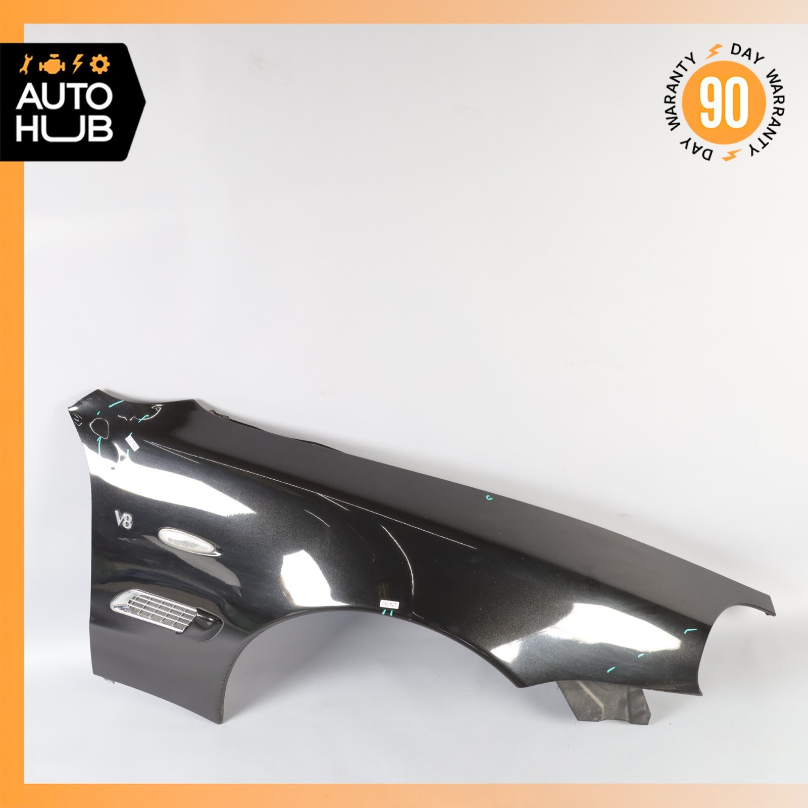 02-07 Maserati Spyder 4200 M138 Right Side Fender Assembly Vintage Version OEM