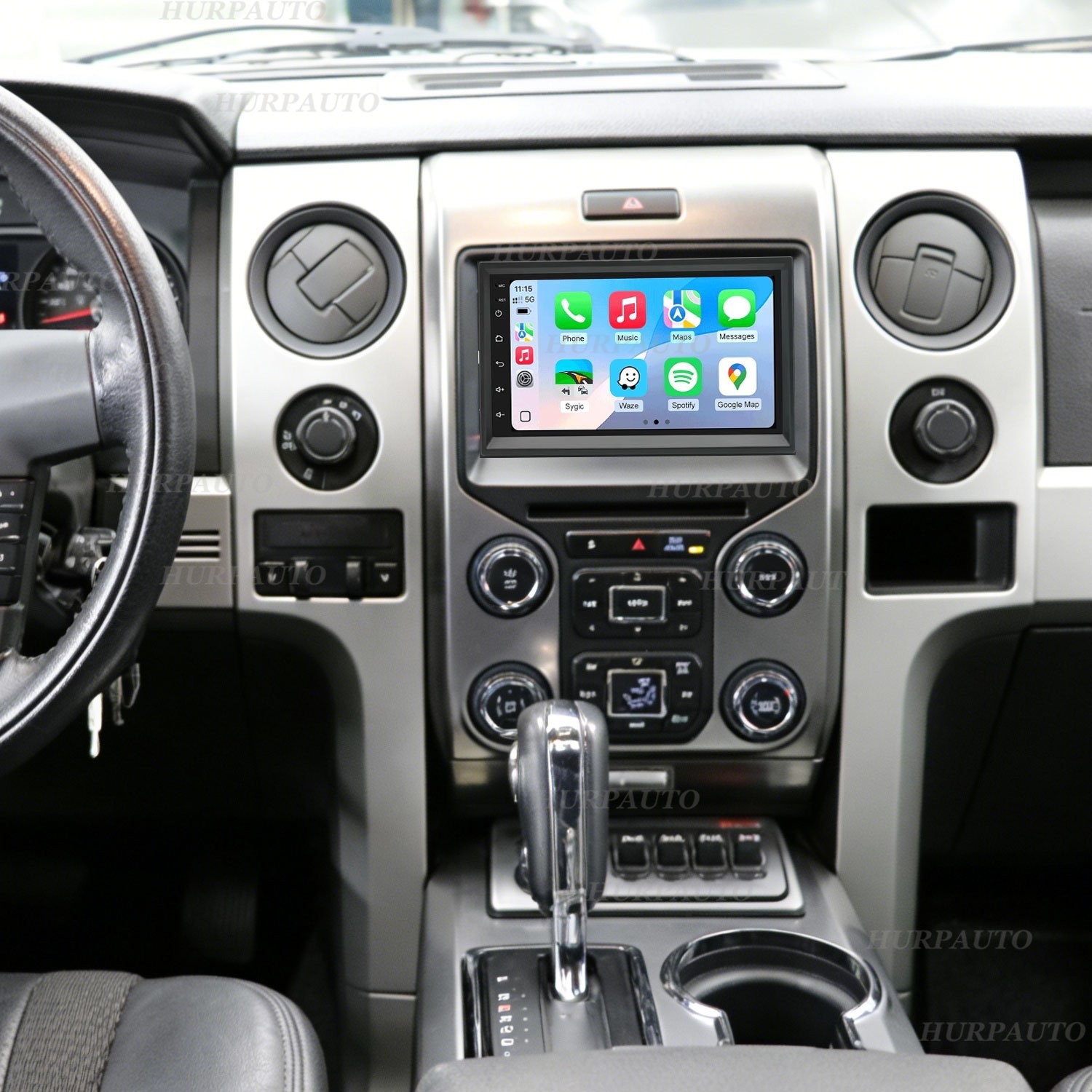 7\'\'Car Stereo Radio For 2013 2014 Ford F-150 Raptor Carplay GPS Android 15 NAVI