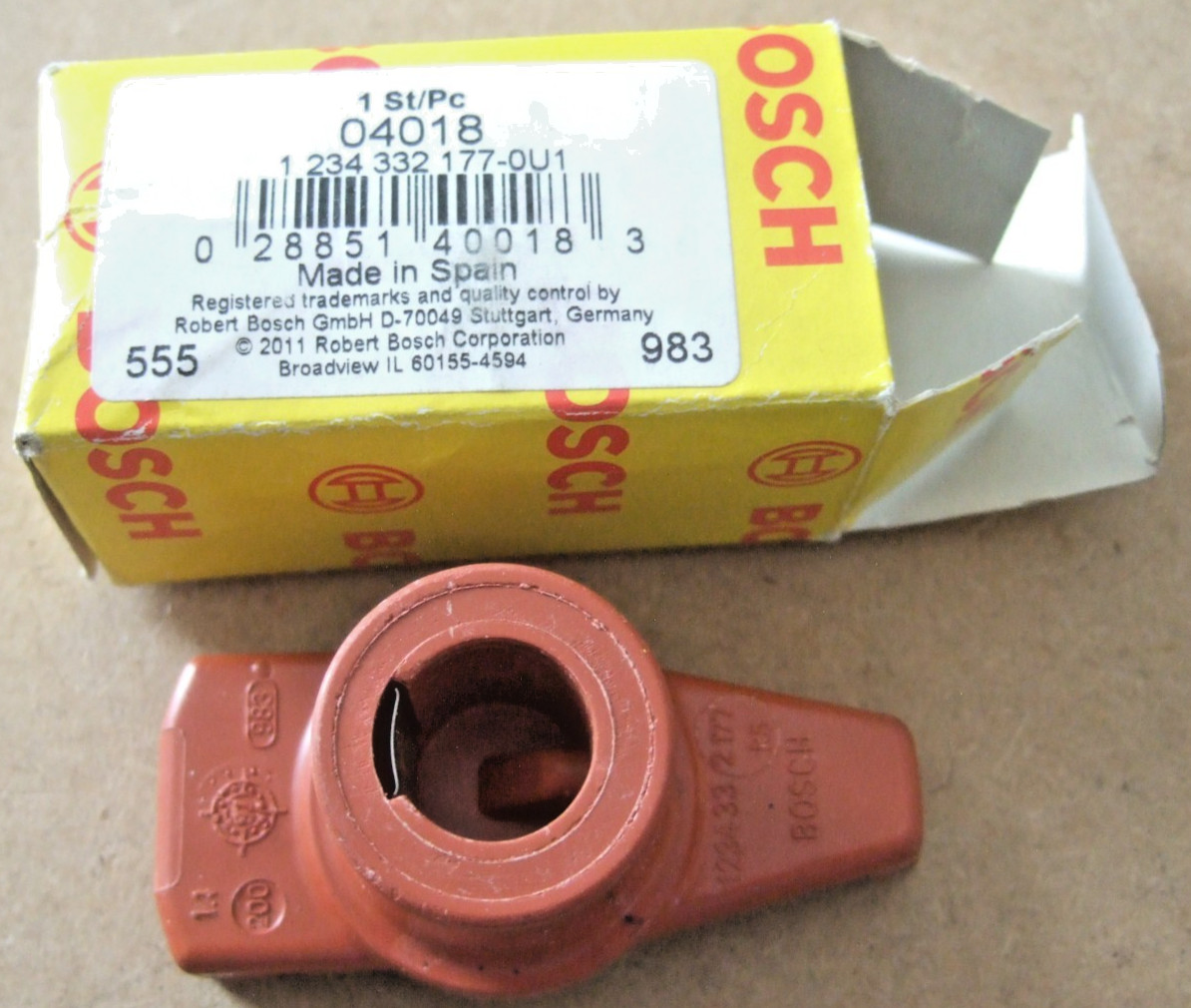 NEW OLD STOCK BOSCH DISTRIBUTOR ROTOR 04018 MERCEDES BENZ PORSCHE OPEN BOX NEW OLD STOCK BOSCH DISTRIBUTOR ROTOR 04018 MERCEDES BENZ PORSCHE OPEN BOX
