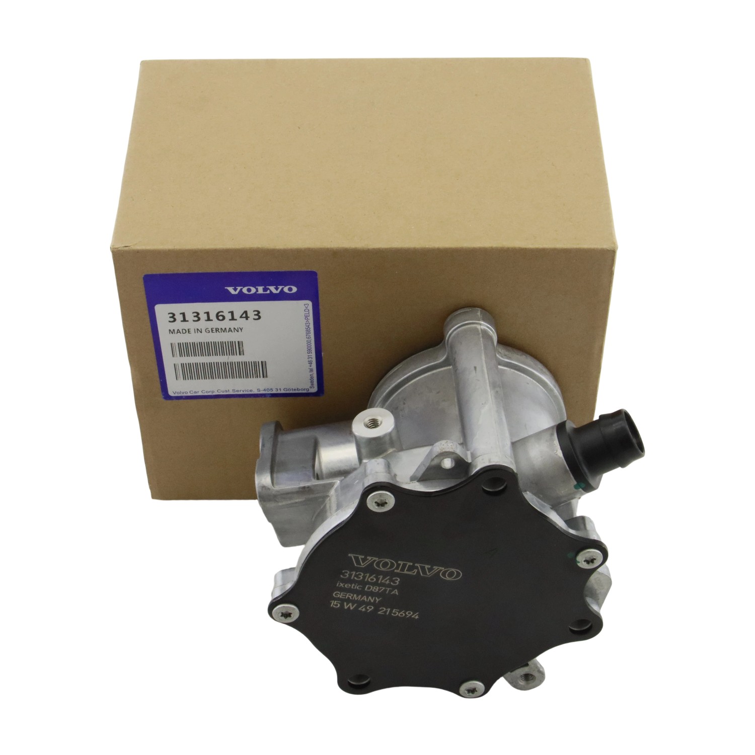 OEM 31316143 Brake Vacuum Pump For 15-24 Volvo S60 S90 V60 V90 XC70 XC90 2.0L