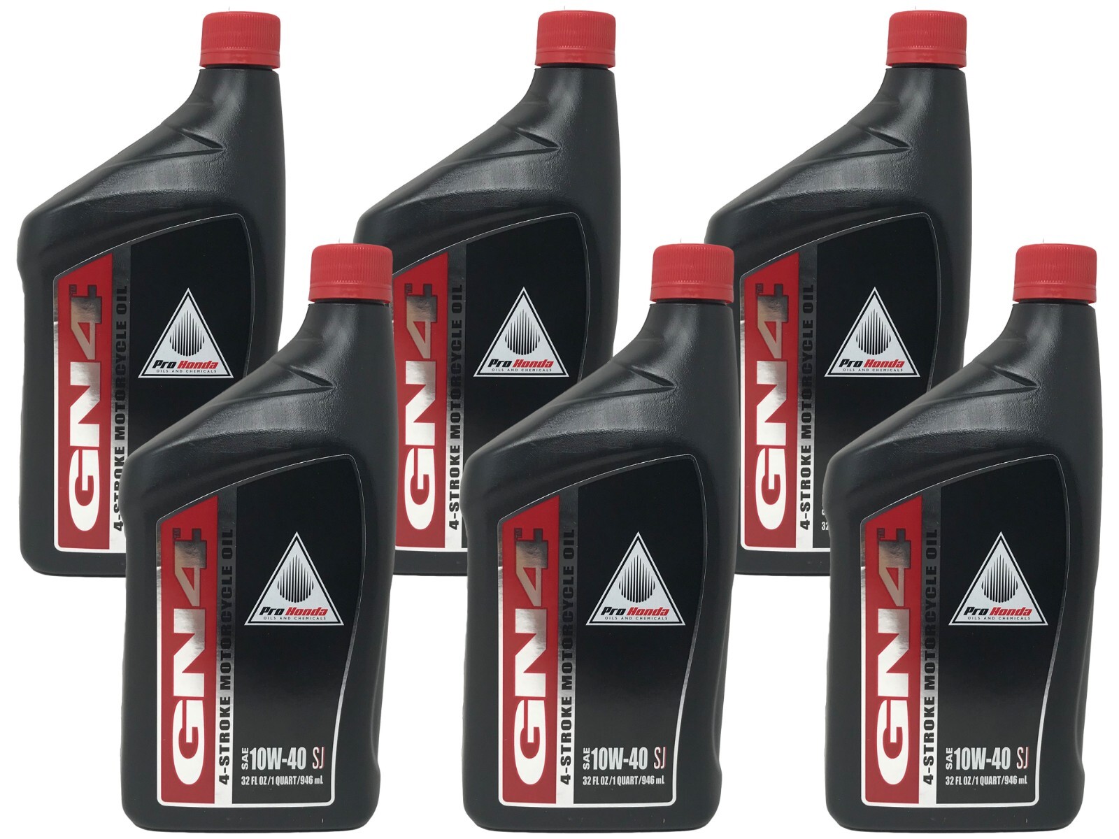 Honda Genuine OEM GN4 Motorcycle 10W-40 Oil Quart 08C35-A141M01 - 6 Pack Honda Genuine OEM GN4 Motorcycle 10W-40 Oil Quart 08C35-A141M01 - 6 Pack