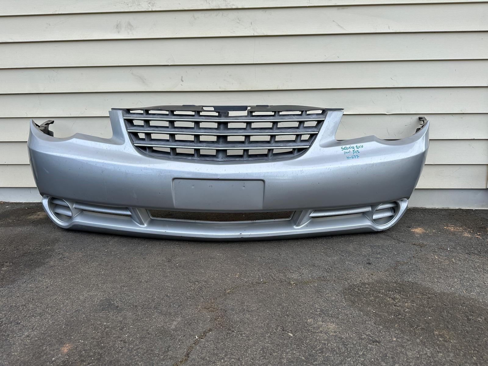 07-10 Chrysler Sebring Front Bumper Cover Assembly W/ Grilles OEM Paint Code P52