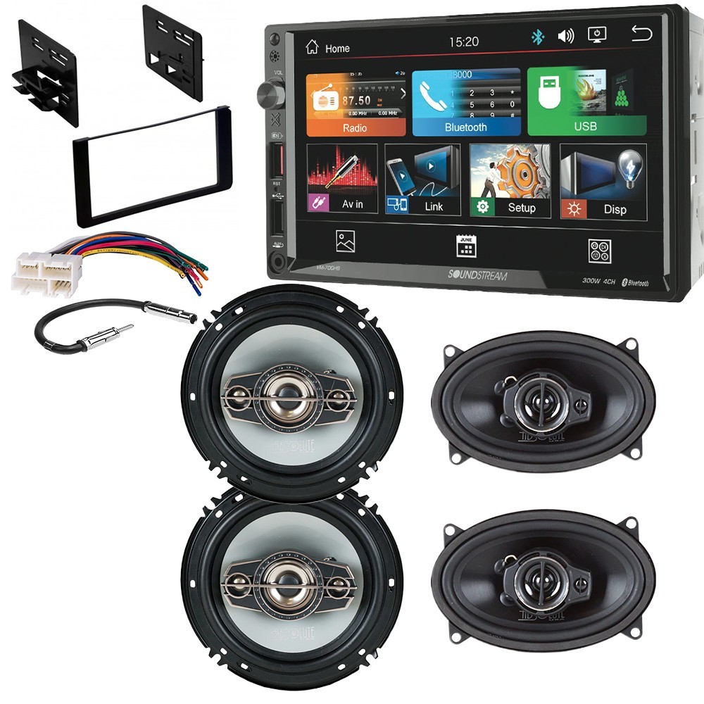 7in. Screen Bluetooth AM/FM USB Car Stereo & Speakers for 1995-2000 Sierra 1500 7in. Screen Bluetooth AM/FM USB Car Stereo & Speakers for 1995-2000 Sierra 1500