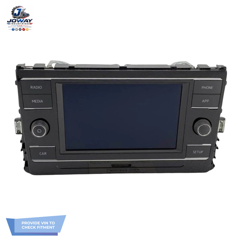 2018-2020 Volkswagen Tiguan 6.5inch Radio Receiver Display Screen 5G6035868 OEM 2018-2020 Volkswagen Tiguan 6.5inch Radio Receiver Display Screen 5G6035868 OEM