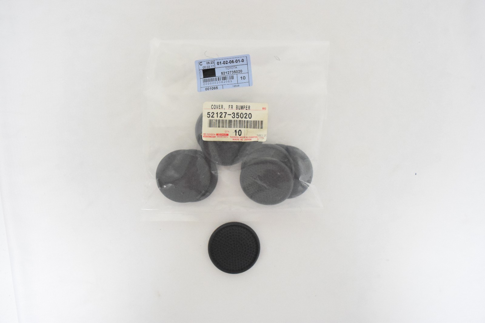 TOYOTA (Single) 1x 5212735020 / 52127-35020 GENUINE OEM HOLE COVER TOYOTA (Single) 1x 5212735020 / 52127-35020 GENUINE OEM HOLE COVER