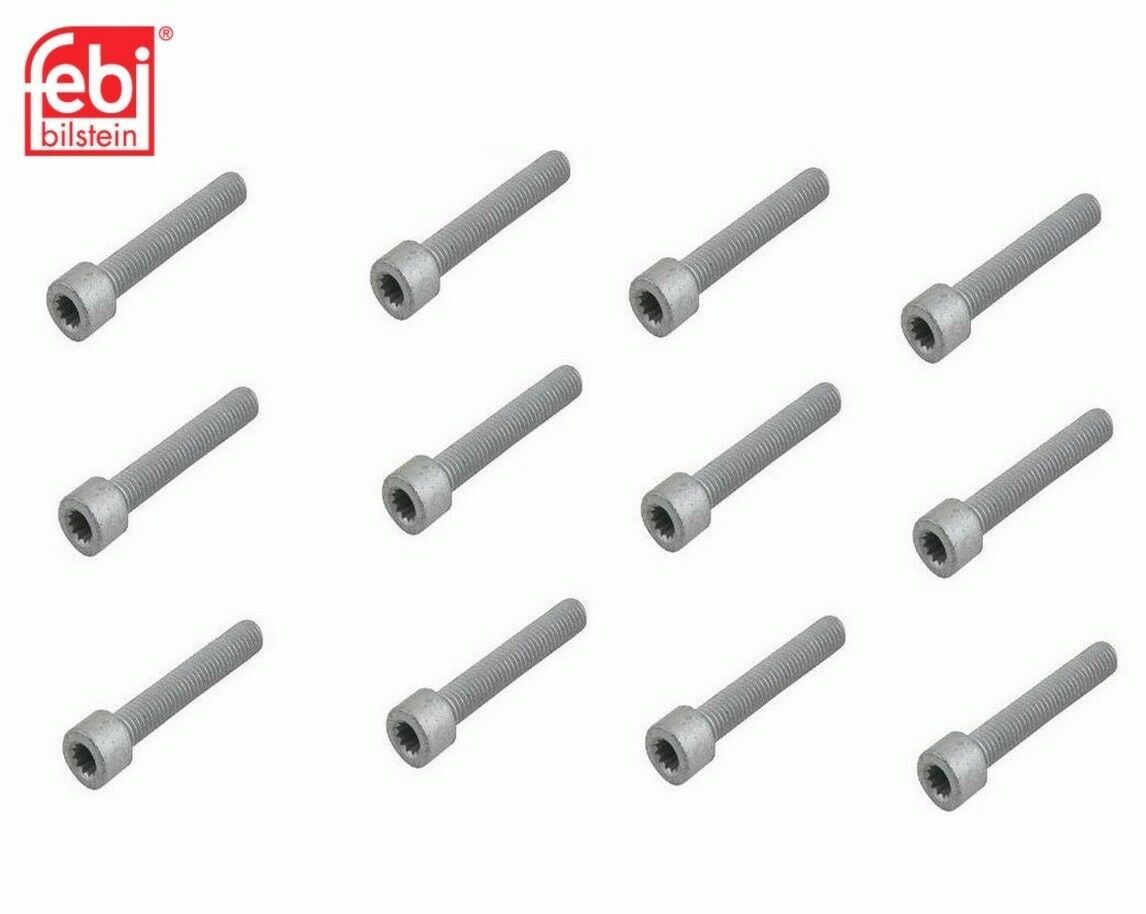 Set of 12 VOLKSWAGEN AUDI PORSCHE 1977-2006 Axle Propeller Shaft Bolts 8X48mm