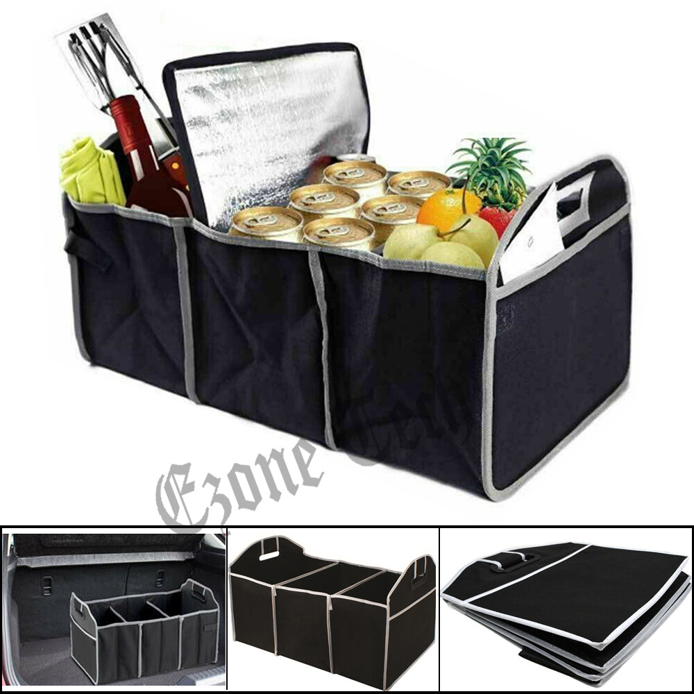 Trunk Organizer Collapsible Folding Storage Bin Bag for Caddy Car Truck Auto US