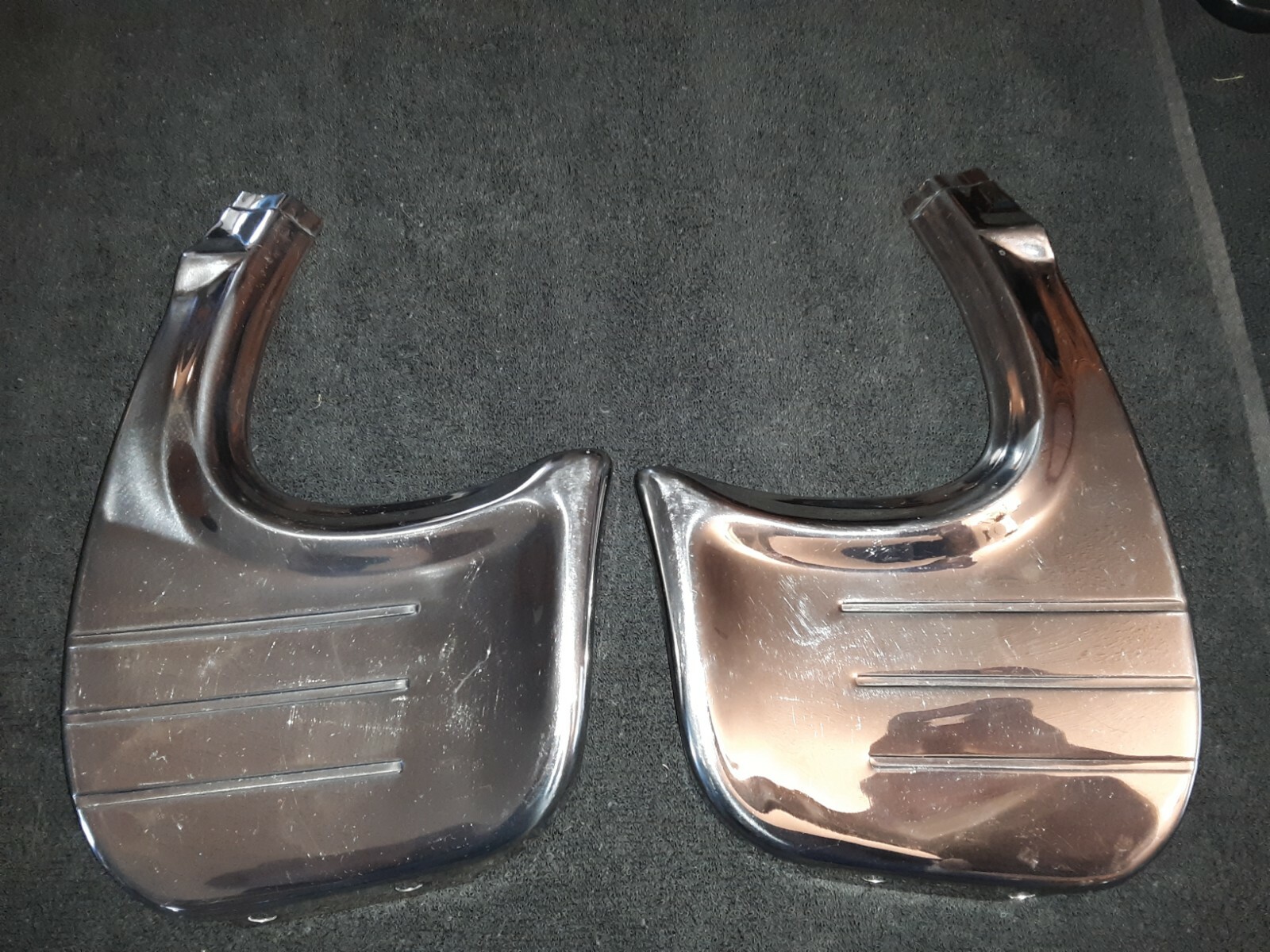 ** VTG Pair 1950's 1953 NOS Dodge Meadowbrook Stone Gravel Deflector # 1496876 ** VTG Pair 1950's 1953 NOS Dodge Meadowbrook Stone Gravel Deflector # 1496876