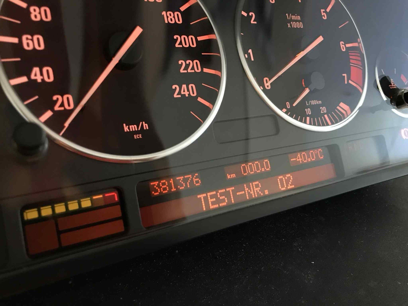 ✅Restored✅ BMW 5 E39 OEM Speedometer With Rings Instrument Cluster Dash HIGH BC