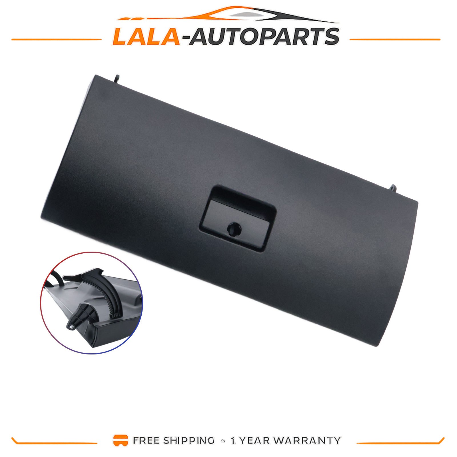 For 2002 2003 2004 2005 Volkswagen Jetta VW Golf Black Glove Box Lid Door