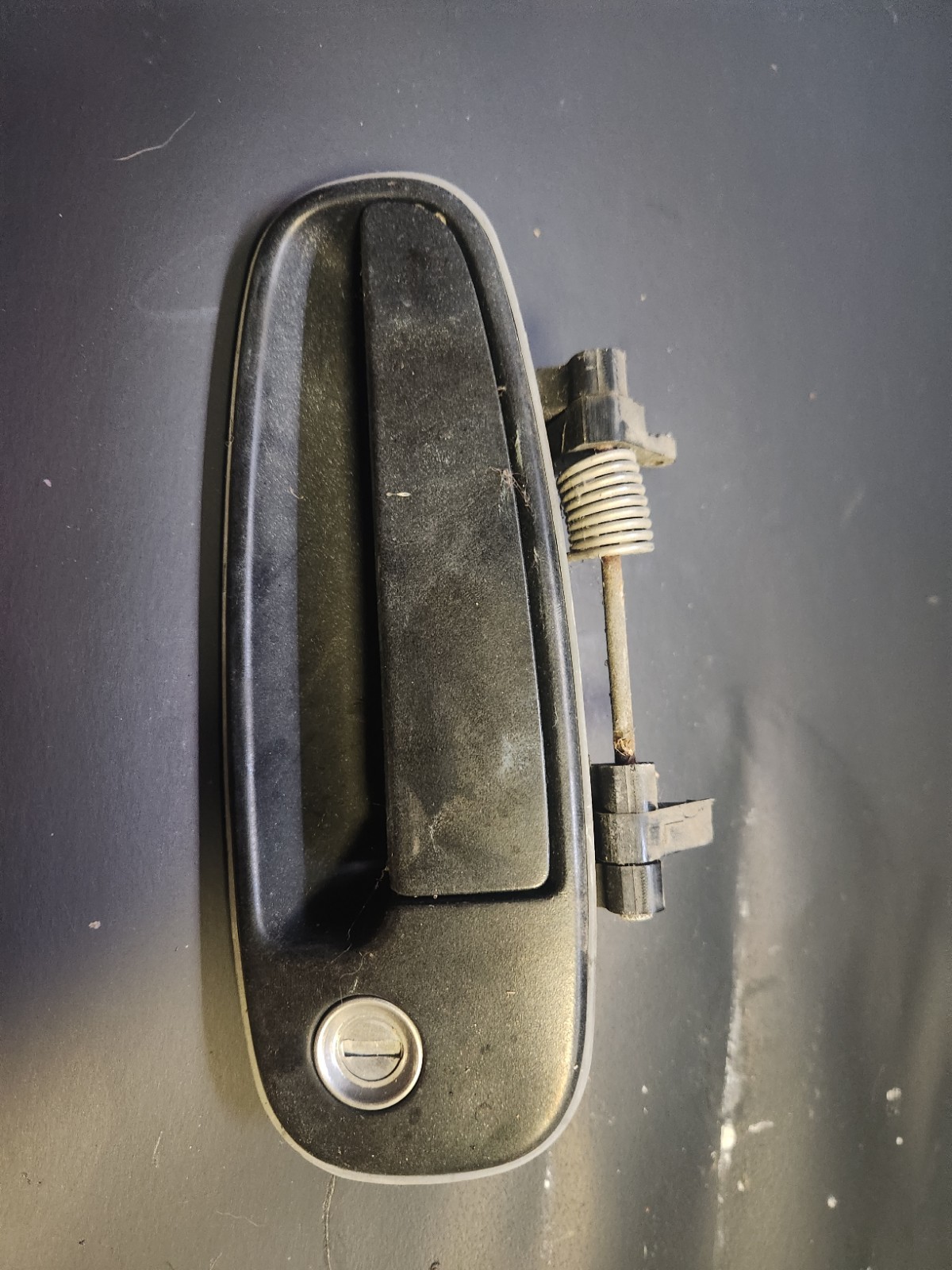 1990-1993 Toyota Celica OEM Exterior Door Handles Left & Right Pair Black No Key 1990-1993 Toyota Celica OEM Exterior Door Handles Left & Right Pair Black No Key