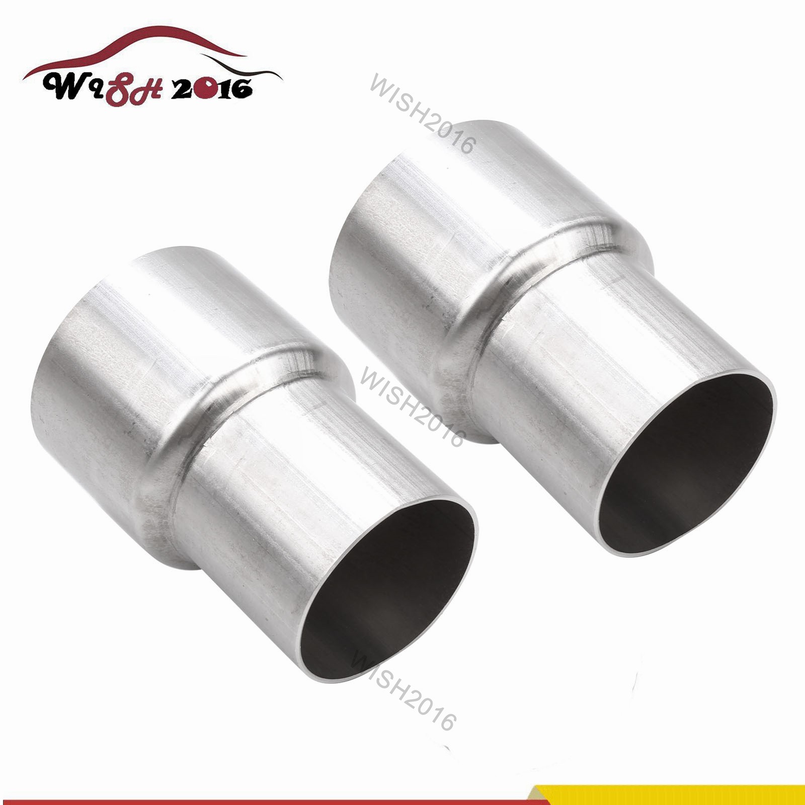 2pcs 2” ID to 2 1/2” 2.5\