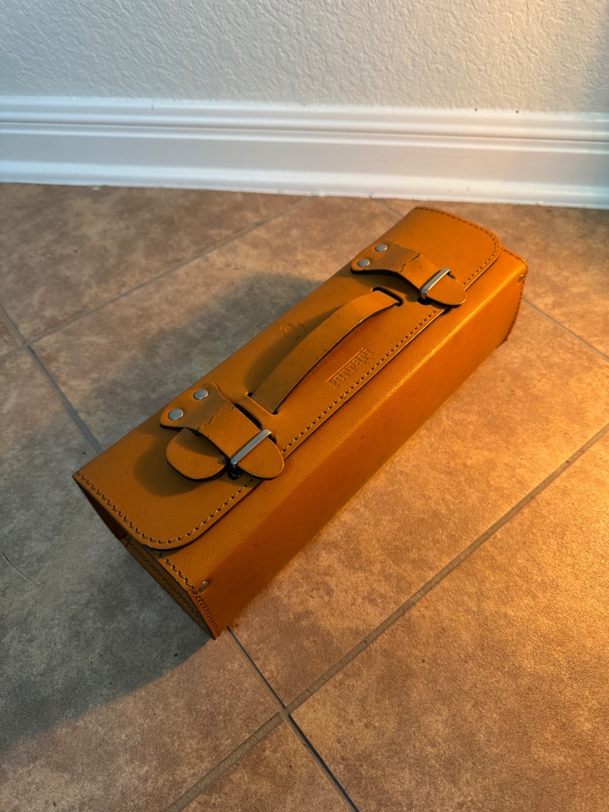 Ferrari F355 Tan Leather Tool Case OEM Factory Original - Used
