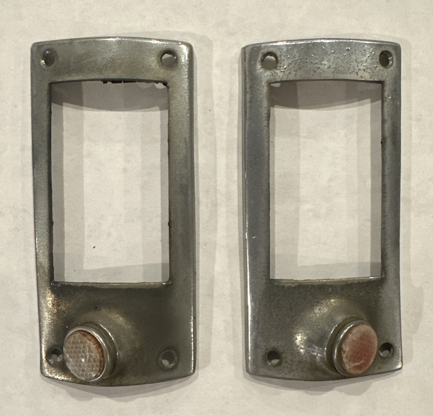 Original Willys Jeep Chrome Tail & Light Bezel 52-64 Wagon Original Willys Jeep Chrome Tail & Light Bezel 52-64 Wagon