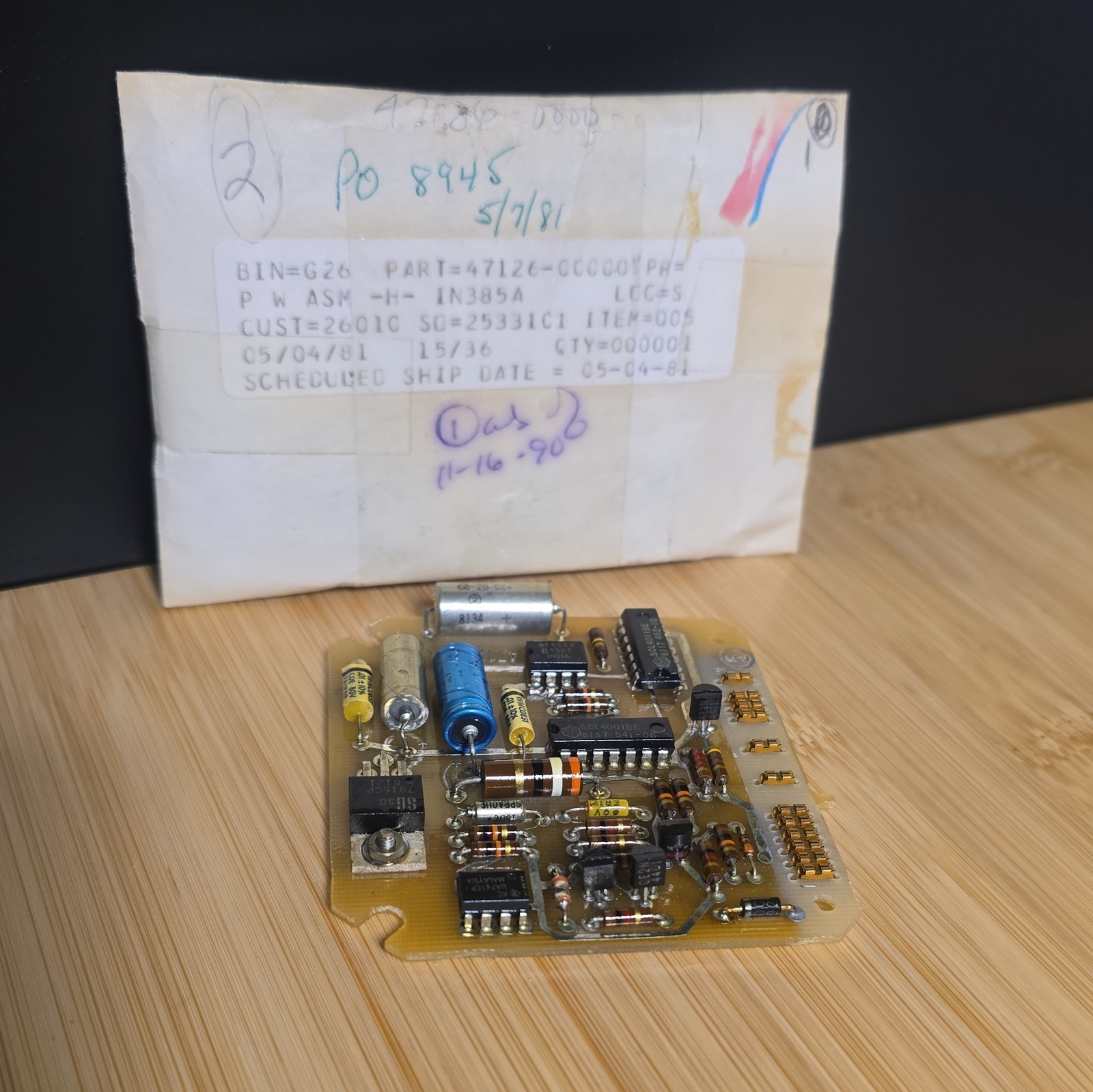 CESSNA ARC IN-385A VOR/LOC CONVERTER INTERNAL CIRCUIT CARD NEW CESSNA ARC IN-385A VOR/LOC CONVERTER INTERNAL CIRCUIT CARD NEW