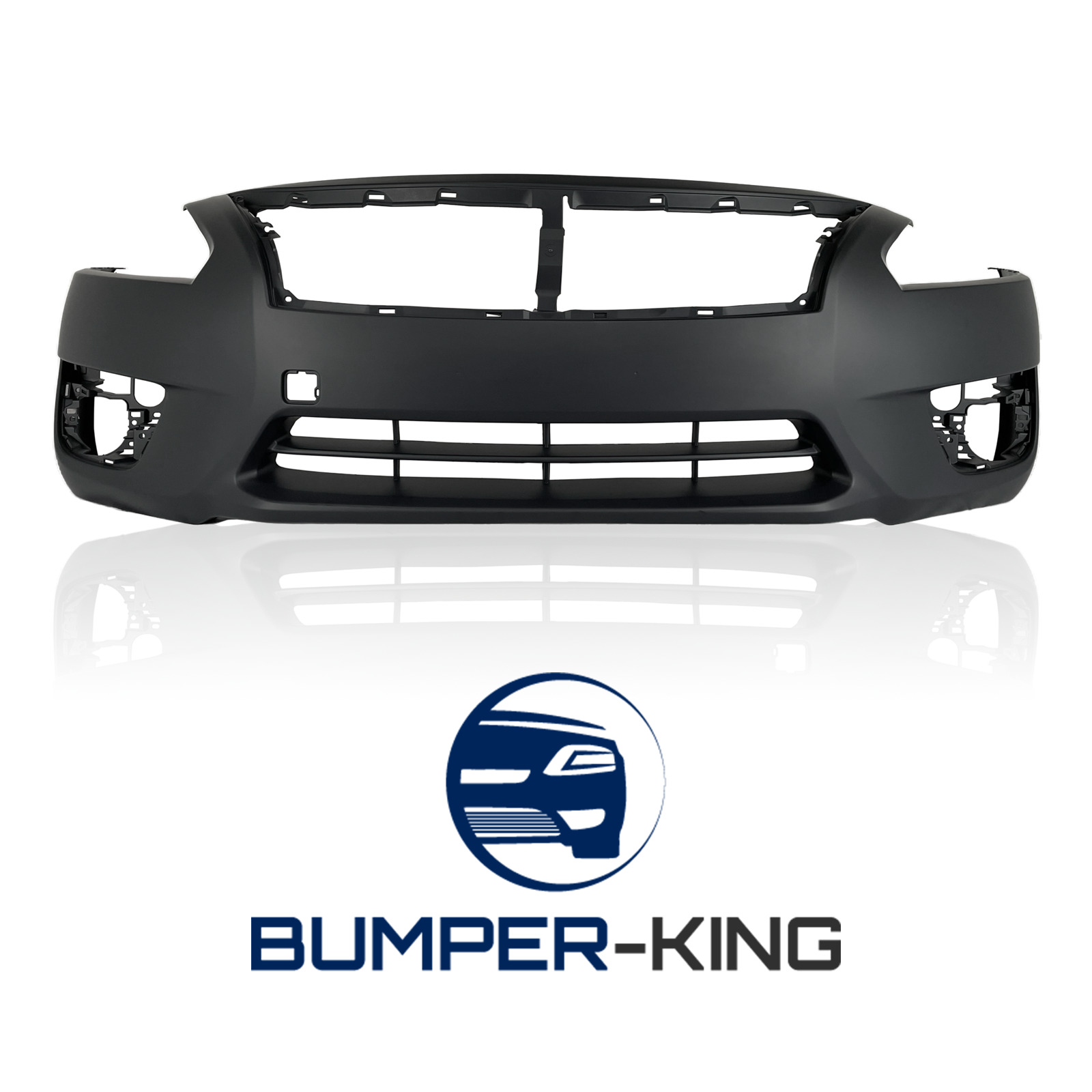 BUMPER-KING Primered Front Bumper Cover Fascia for 2013-2015 Nissan Altima Sedan