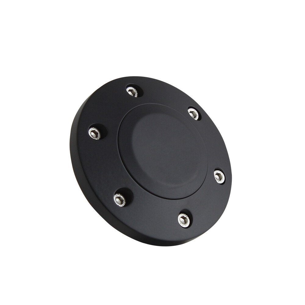 Black 6 Hole Billet Steering Wheel Horn Button NRG