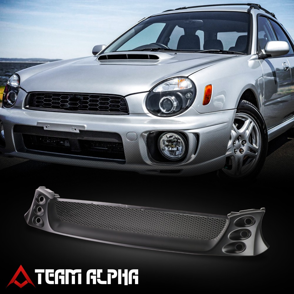 Fits 2002-2003 Subaru Impreza WRX Diamond Honeycomb Mesh Zero Style Front Grille Fits 2002-2003 Subaru Impreza WRX Diamond Honeycomb Mesh Zero Style Front Grille