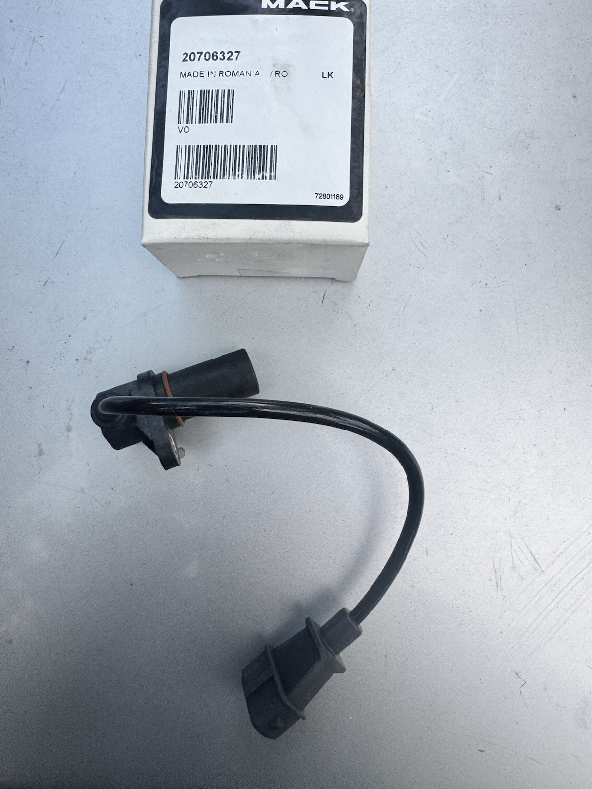 Mack OEM Speed Sensor Part #20706327. New Item In Box. Ships Fast