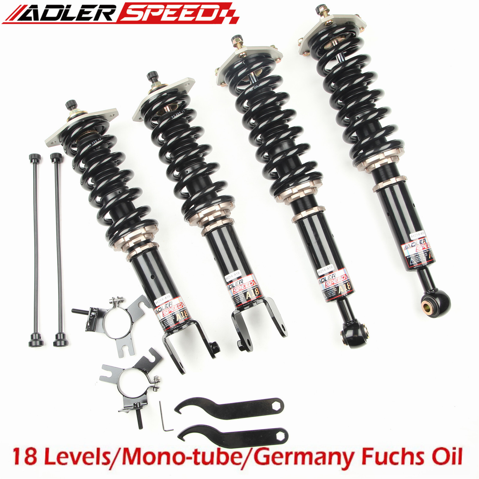 ADLERSPEED Coilovers Shocks Springs Kit For INFINITI G37 Coupe / Sedan 08-13 RWD