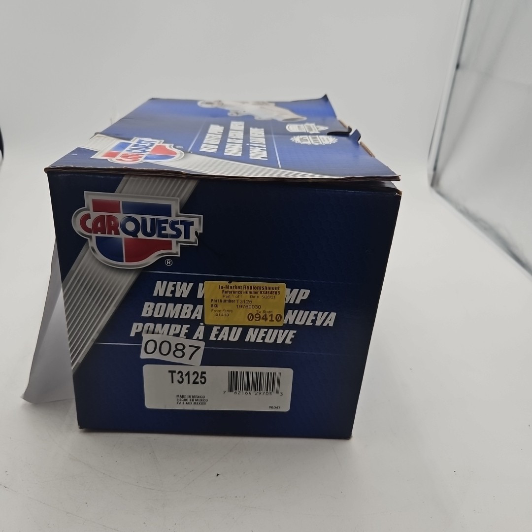 Engine Water Pump CARQUEST T3125 Engine Water Pump CARQUEST T3125