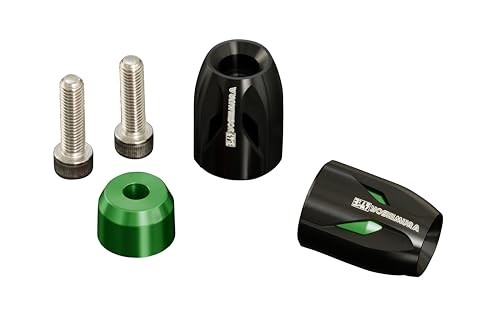 Yoshimura High Line Handlebar Ends for Kawasaki M8 Lime Green 696-0H8-7200