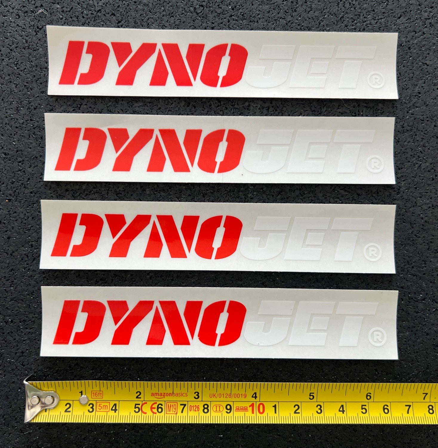 4 DYNOJET decals stickers offroad racing powersports drags adventure utv fdrifts