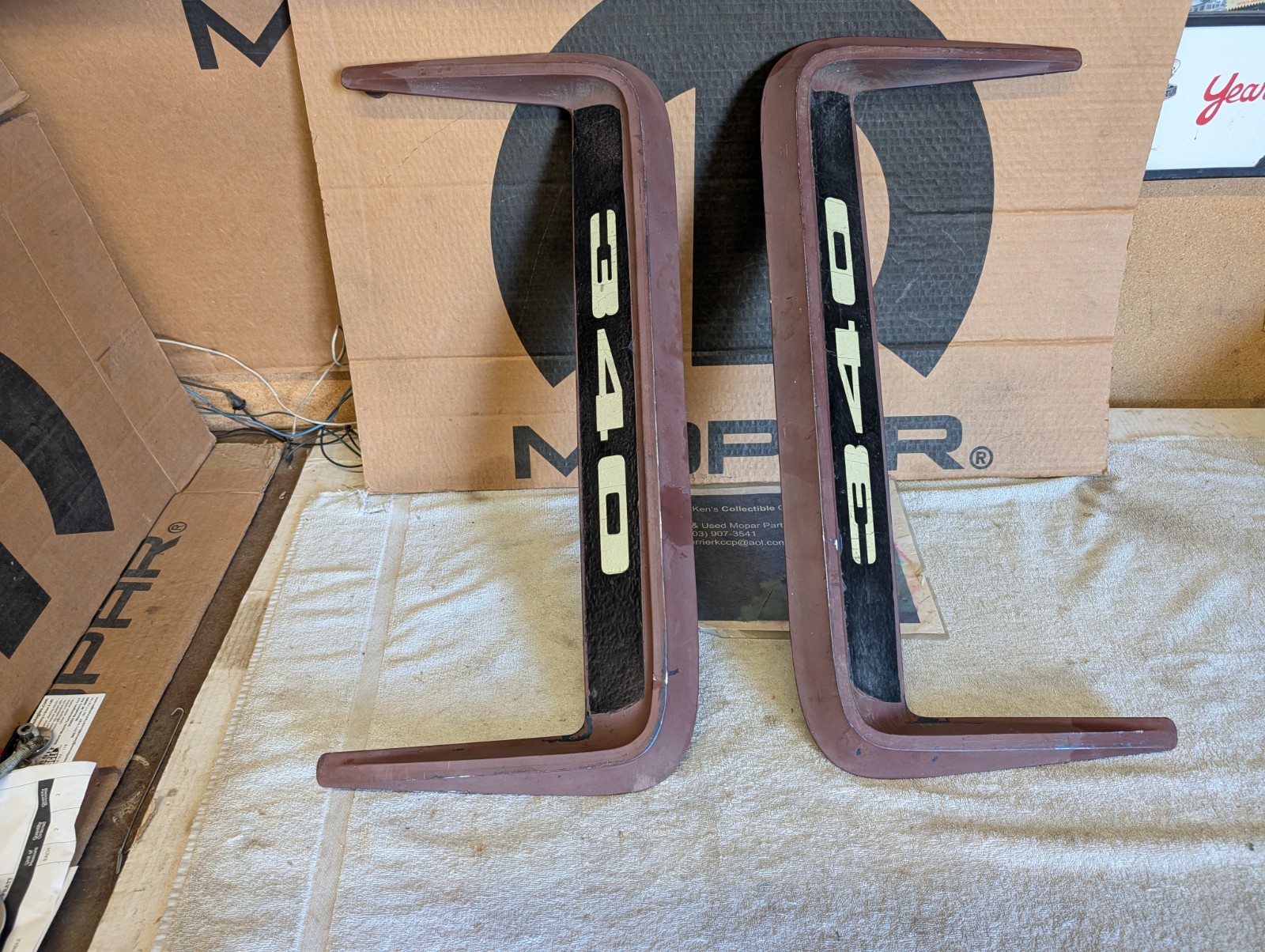 1971 1972 Plymouth Road Runner GTX Hood Inserts 1971 1972 Plymouth Road Runner GTX Hood Inserts