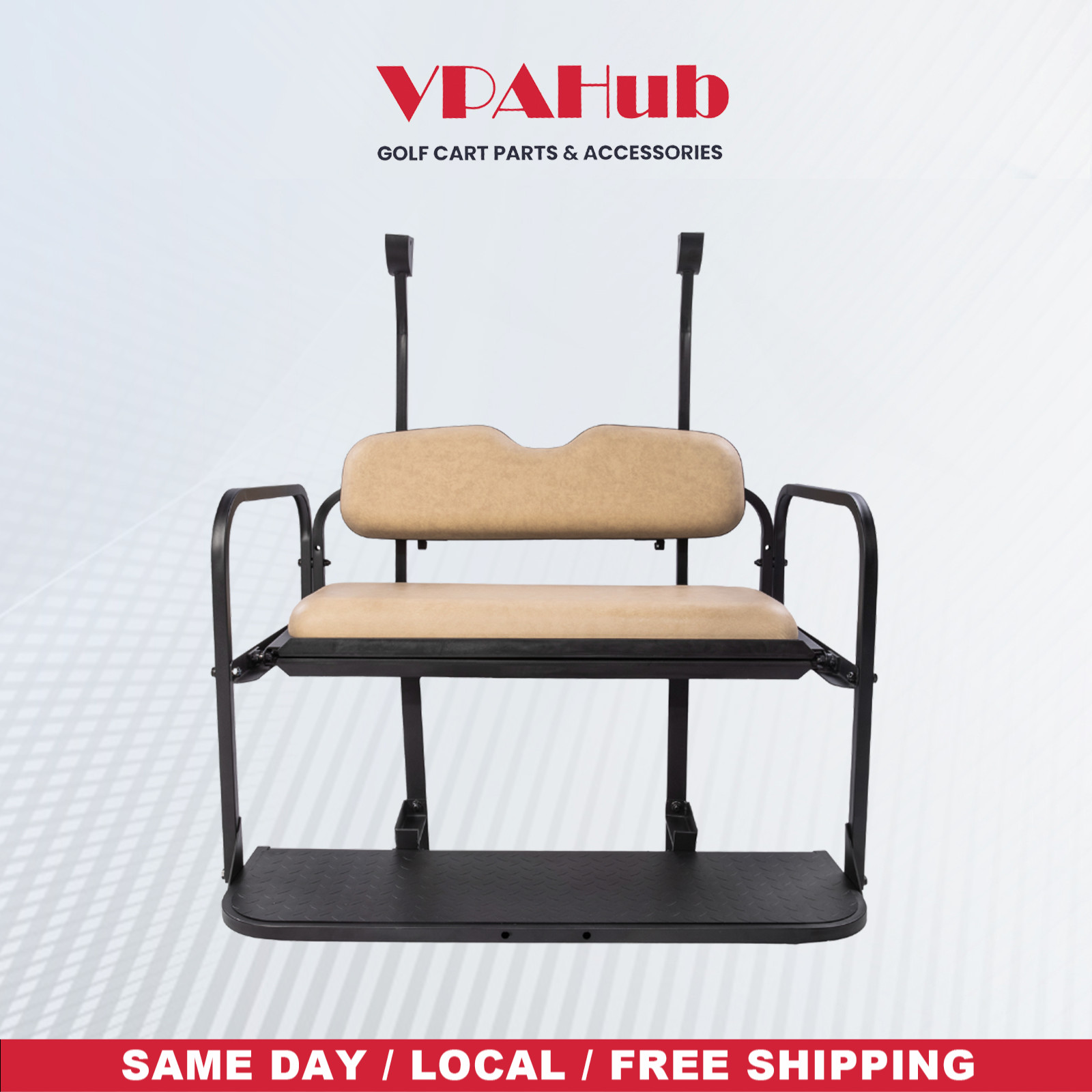 VPAHub Club Car Precedent Tempo Flip Folding Beige Seat Kit
