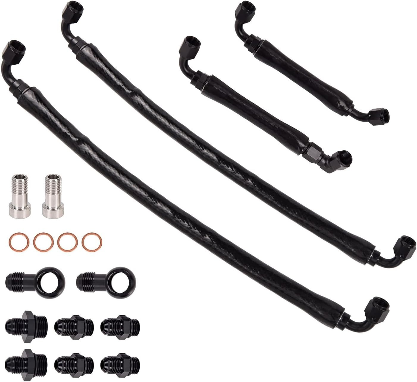 Turbocharger Coolant Line Upgrade Kit Fit for Ford F-150, Expedition, Transit... Turbocharger Coolant Line Upgrade Kit Fit for Ford F-150, Expedition, Transit...