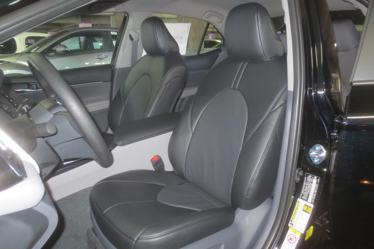 Clazzio Genuine Leather Black Tailored Seat Covers for 2007-2011 Toyota Camry SE