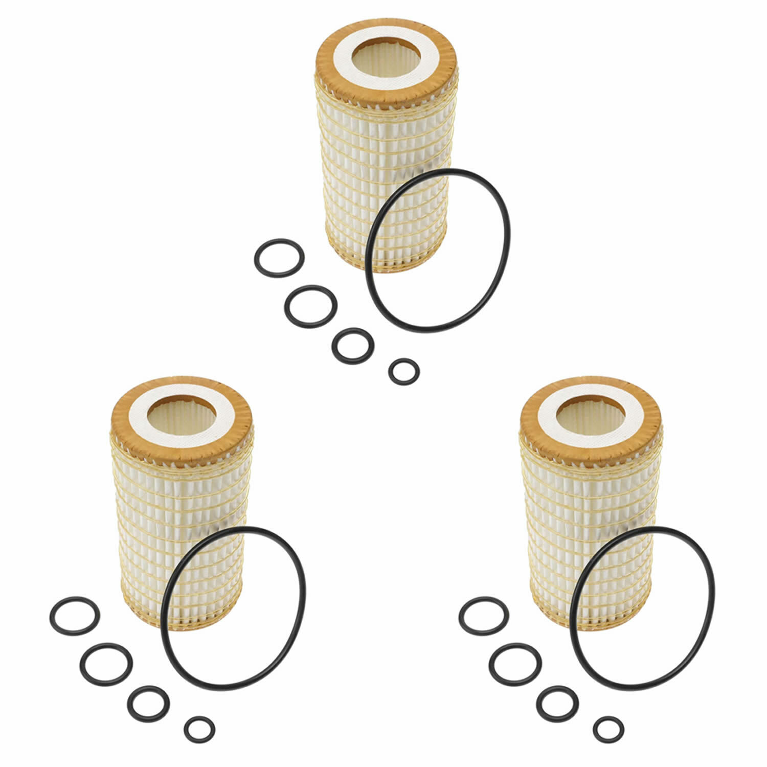 3Packs For Mercedes-Benz Engine Oil Filter  HU718/5X 000 180 26 09